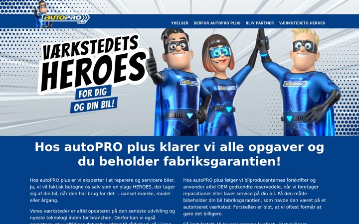 Snímek obrazovky autoproplus.dk