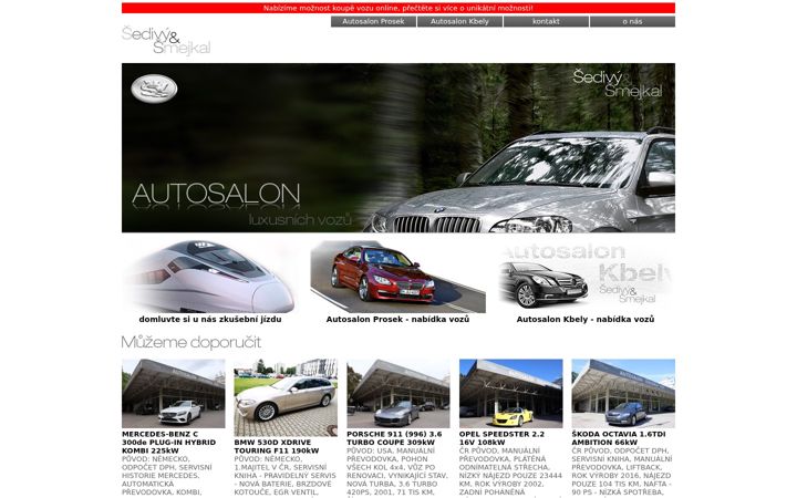Screenshot of autoprosek.cz