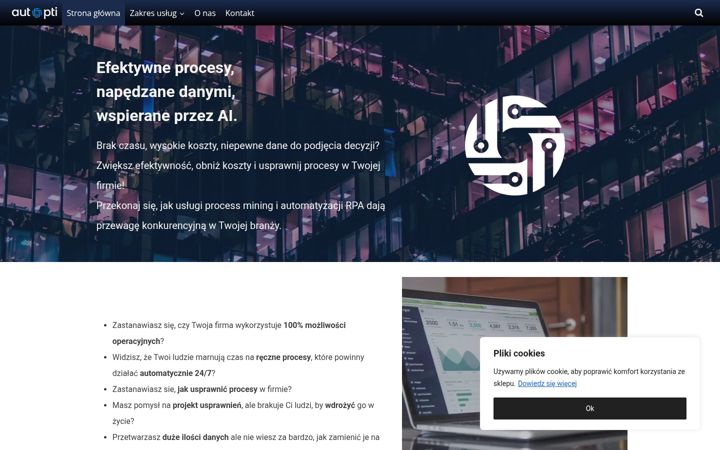 Screenshot stránky autopti.pl