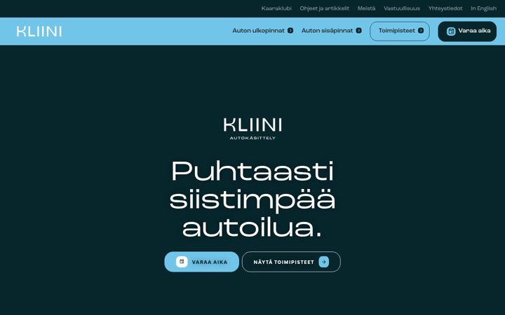 Screenshot of autopuhdistuskarppanen.fi
