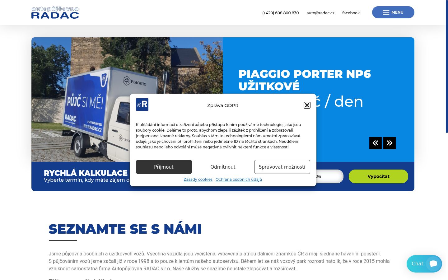 Snímka obrazovky banera súhlasu zobrazeného pred akoukoľvek interakciou