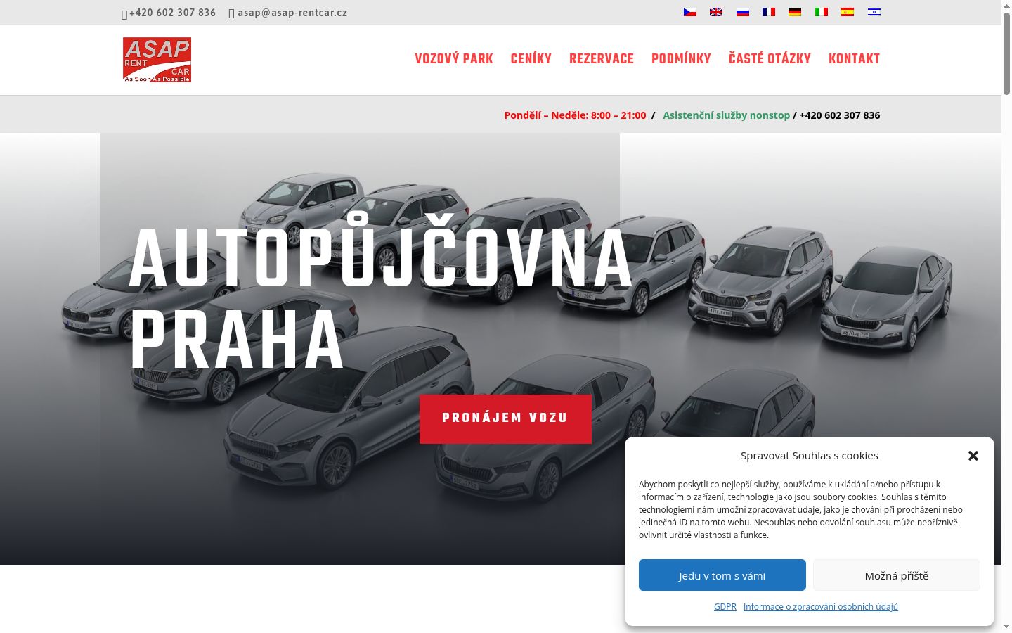 Snímka obrazovky banera súhlasu zobrazeného pred akoukoľvek interakciou