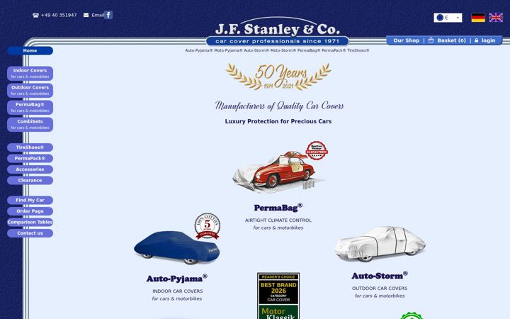 Screenshot stránky autopyjama.com
