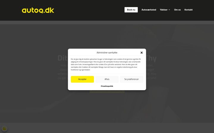 Screenshot stránky autoq.dk