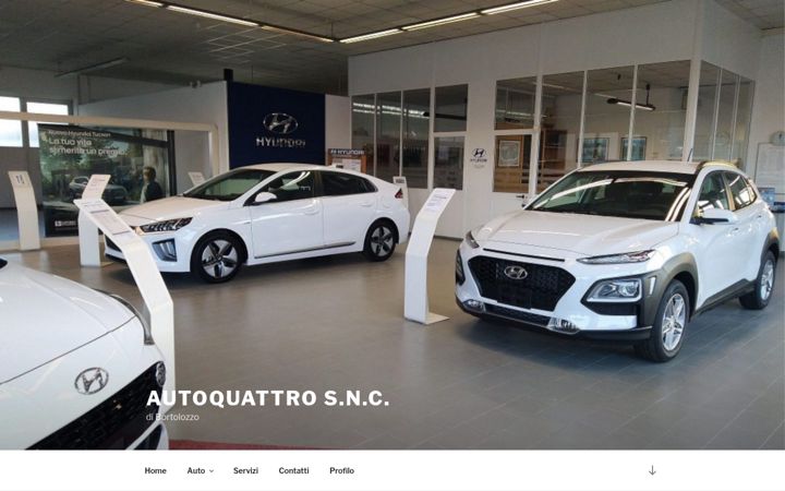 Screenshot of autoquattrosnc.it