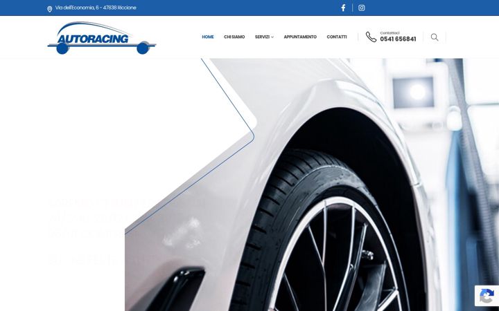 Ekraanipilt saidist autoracingriccione.it
