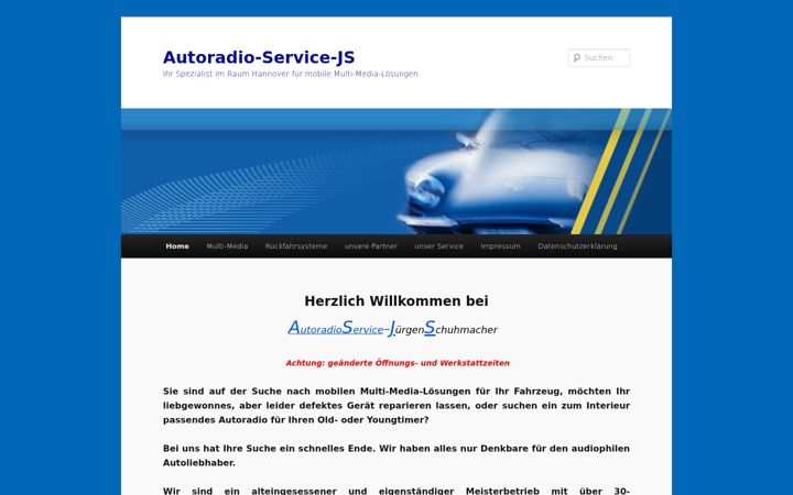 Screenshot of autoradioservice-js.de