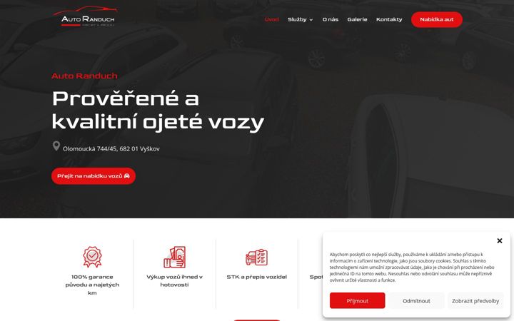 Screenshot of autoranduch.cz