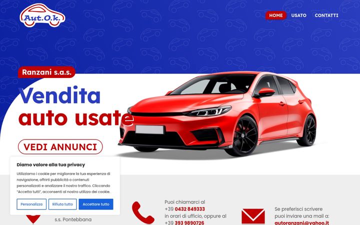 Zrzut ekranu autoranzani.it