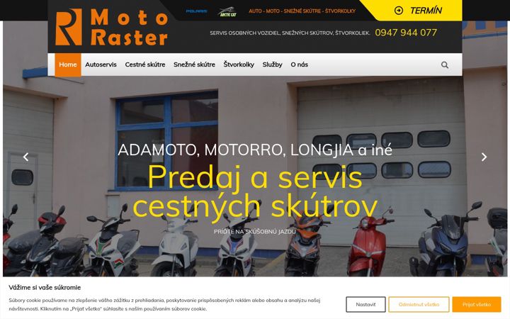 Screenshot of autoraster.sk