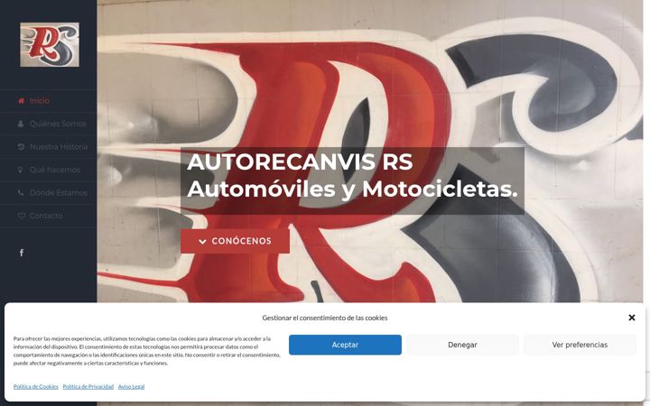 Screenshot of autorecanvisrs.es