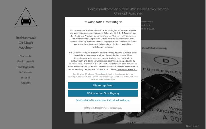 Screenshot of autorecht-auschner.de