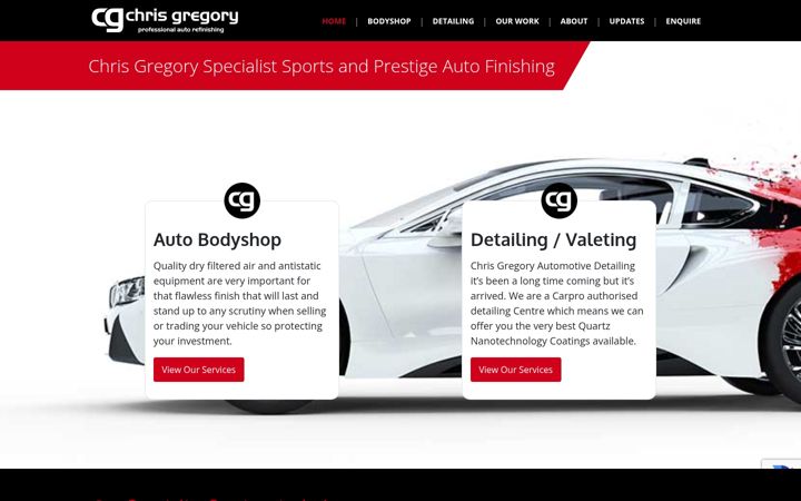 Screenshot of autorefinishing.co.uk