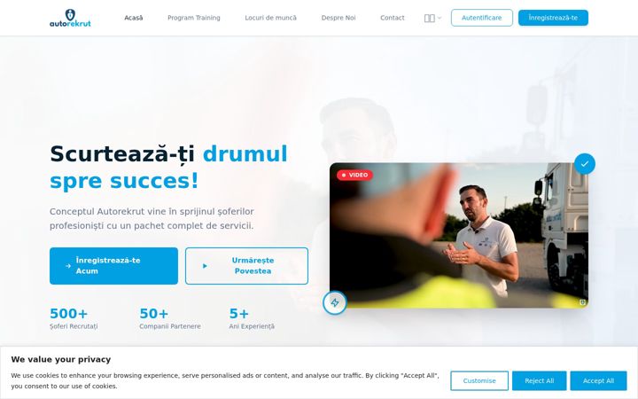 Screenshot of autorekrut.com