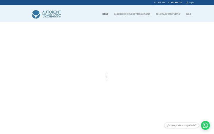 Screenshot of autorent-tomelloso.es