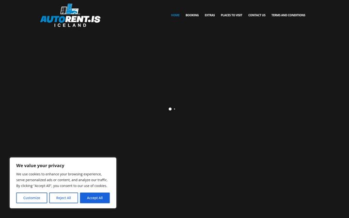 Screenshot of autorent.is
