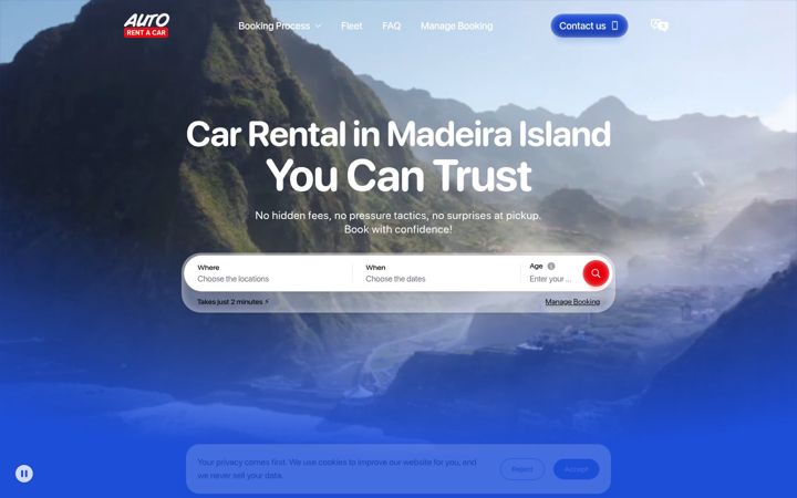 Screenshot of autorentacar.net