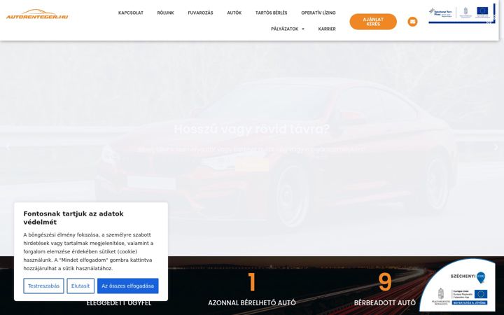 Screenshot of autorenteger.hu