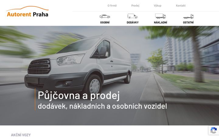 Screenshot of autorentpraha.cz