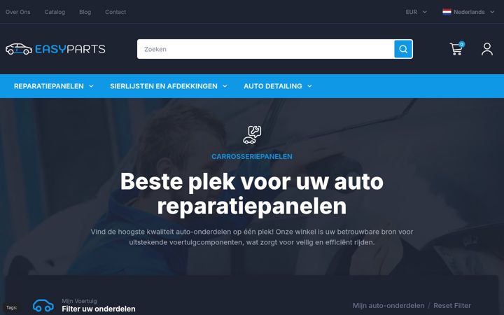 Screenshot of autoreparatiepanelen.nl
