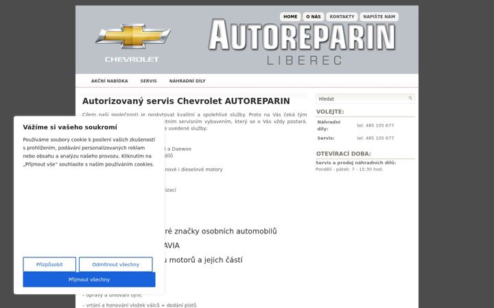 Screenshot of autoreparin.cz