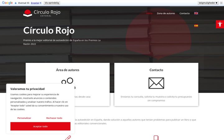 Screenshot of autorescirculorojo.com