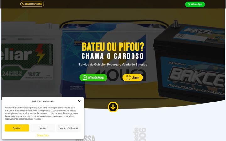 Képernyőkép: autoresgatecardoso.com.br