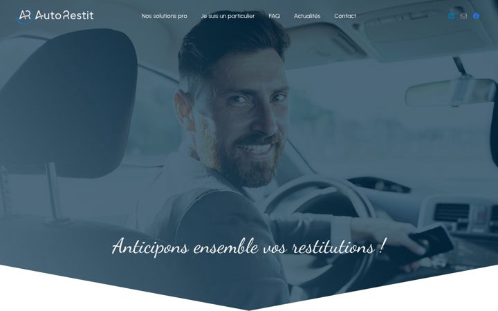 Screenshot of autorestit.fr