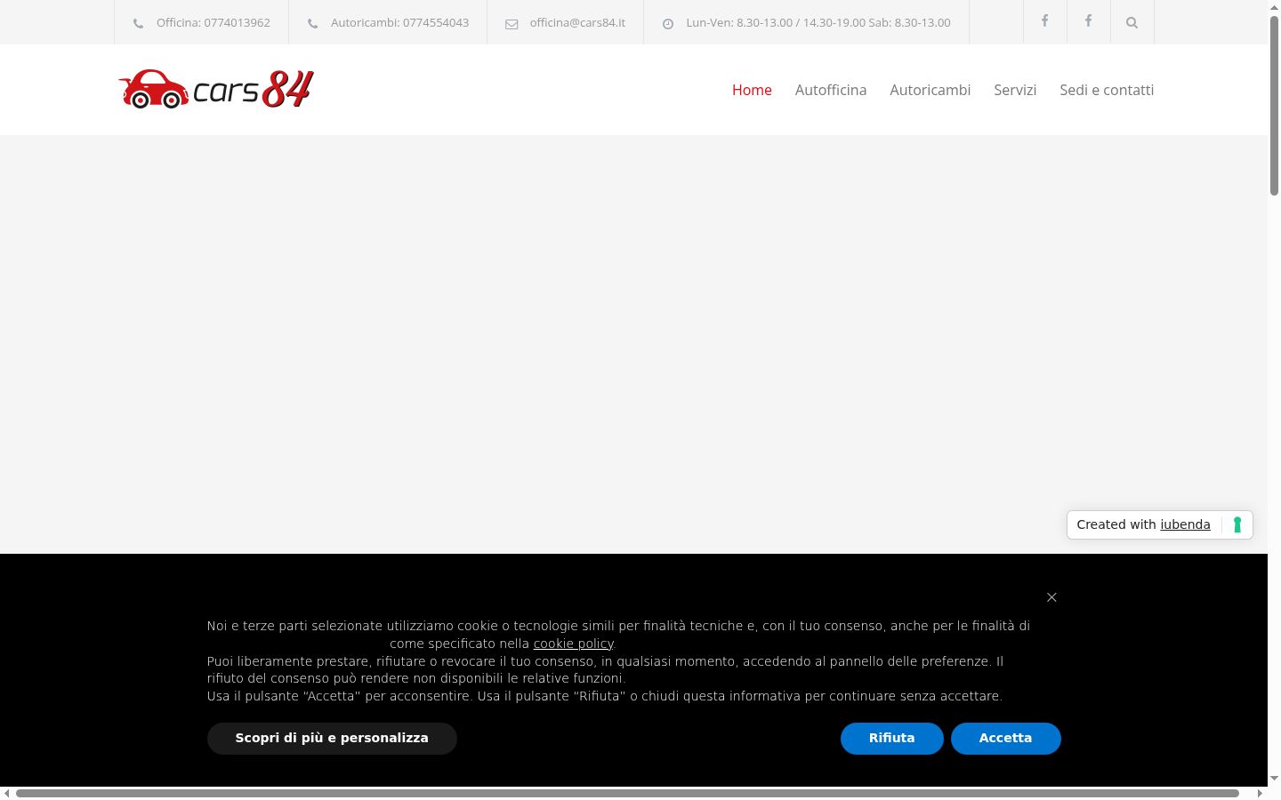 Screenshot tal-banner tal-kunsens muri qabel kwalunkwe interazzjoni