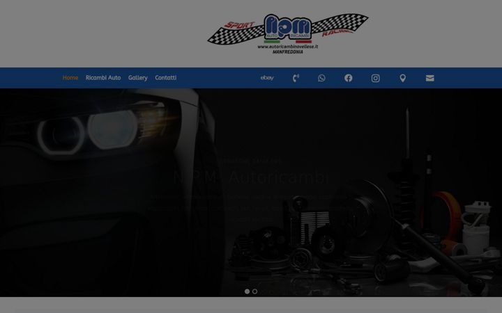 Skjámynd af autoricambinovellese.it