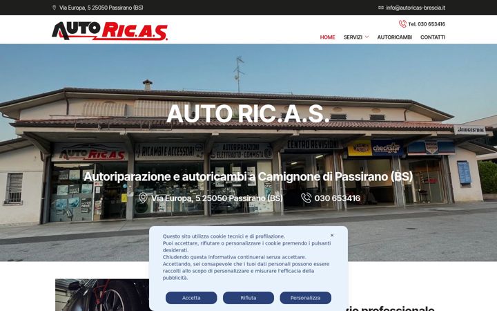 Screenshot of autoricas-brescia.it
