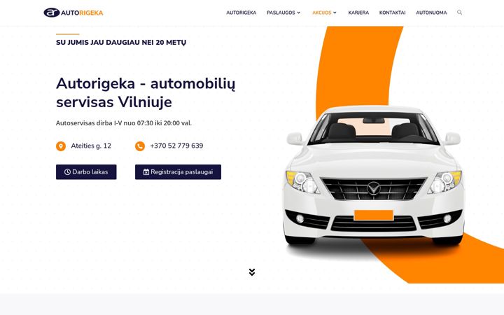 Screenshot of autorigeka.lt