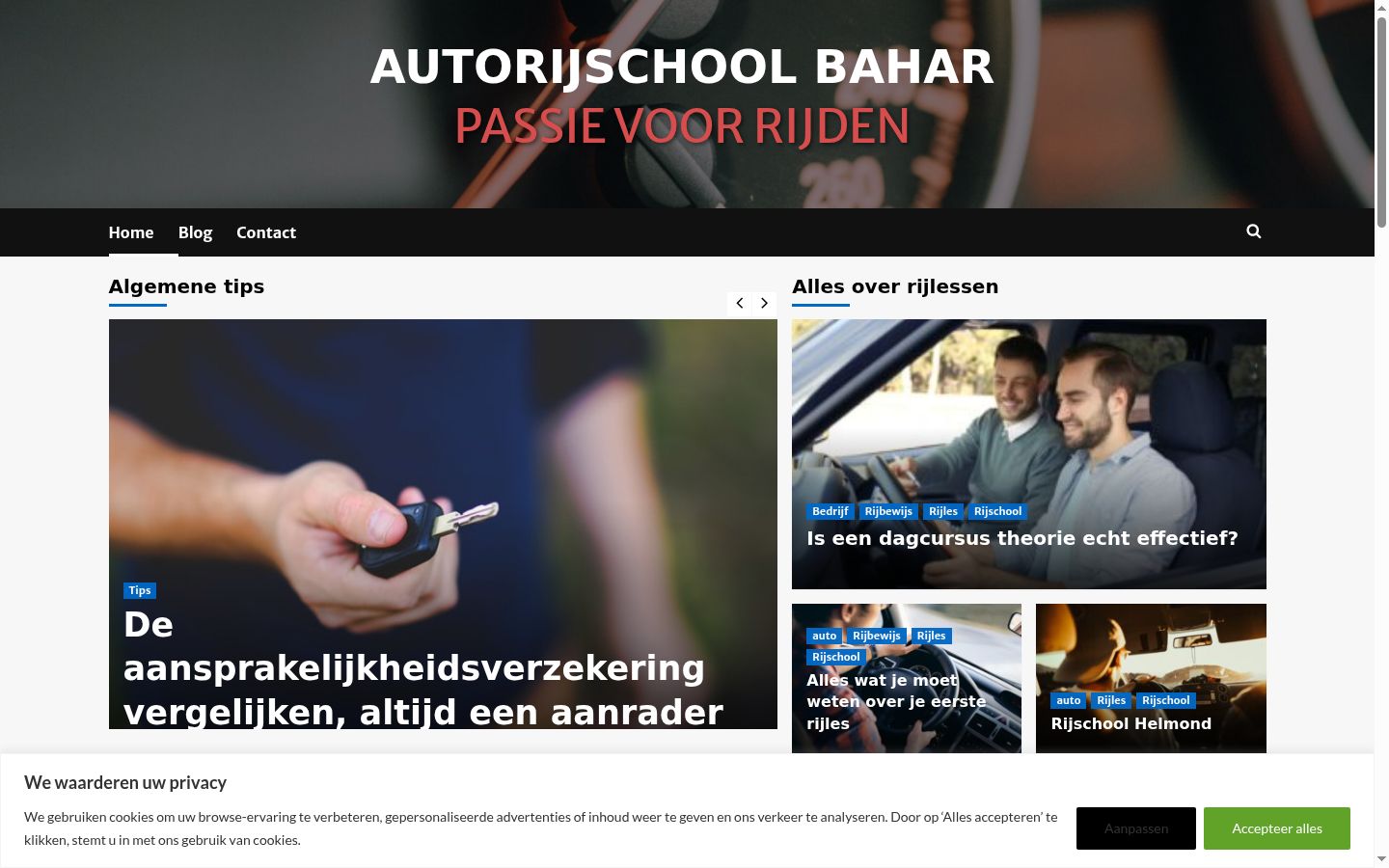 Screenshot tal-banner tal-kunsens muri qabel kwalunkwe interazzjoni