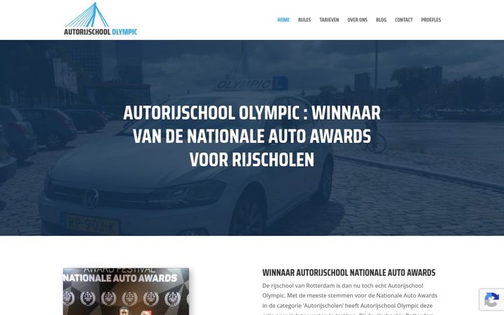 Screenshot of autorijschool-olympic.nl