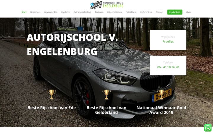 Screenshot of autorijschool-vengelenburg.nl