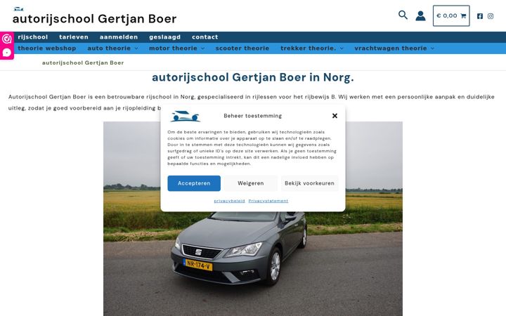 Screenshot of autorijschoolgertjanboer.nl