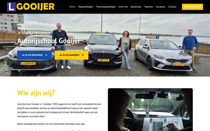 Screenshot of autorijschoolgooijer.nl