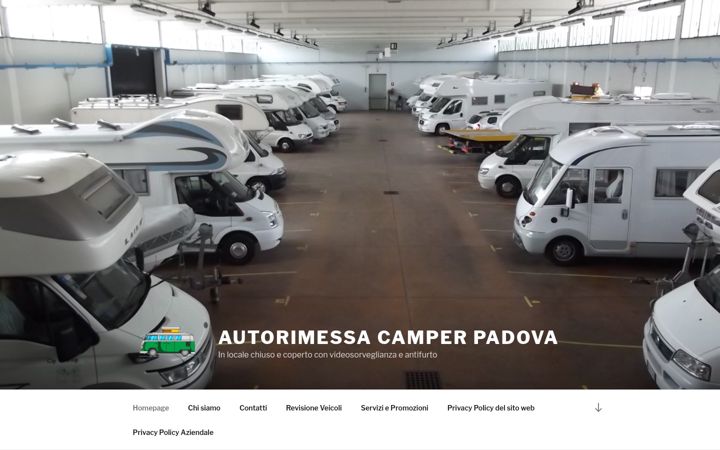 Skærmbillede af autorimessacamperpadova.com