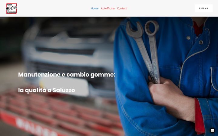 Snimka zaslona za autoriparazioniparola.it