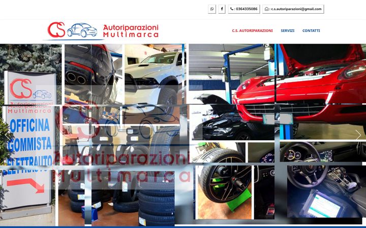 Screenshot of autoriparazionisembinelli.it