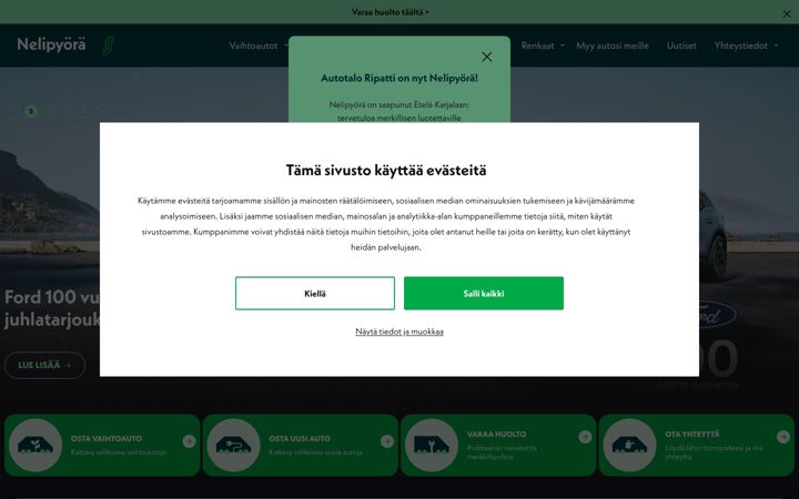 Screenshot του autoripatti.fi