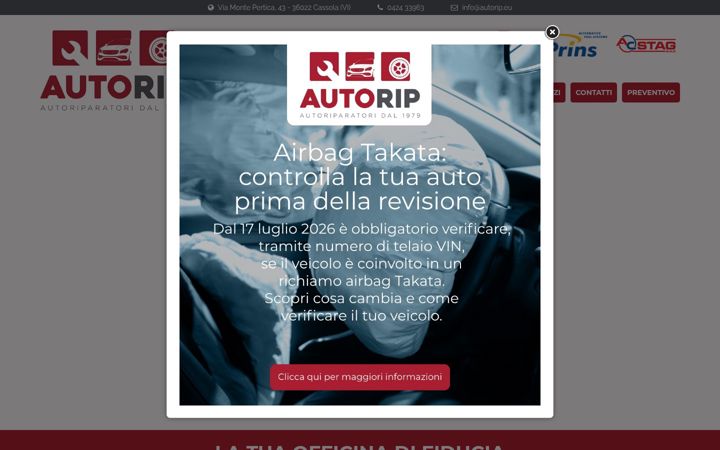 Screenshot του autoripvicenza.it