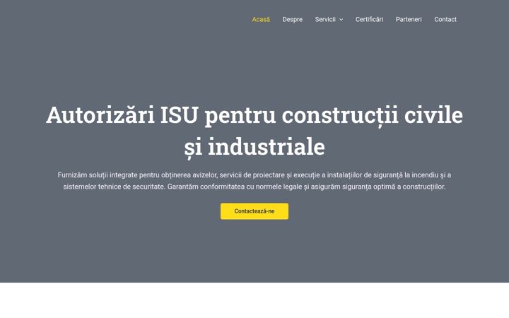 Screenshot of autorizari-isu.ro