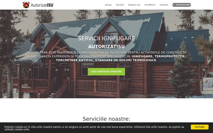 Screenshot of autorizatisu.ro