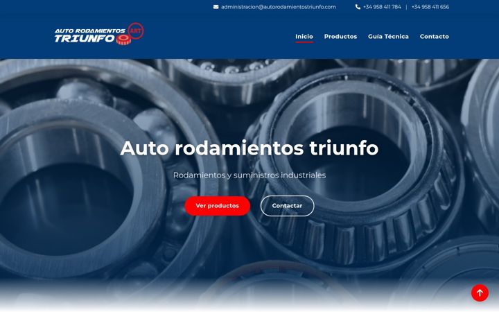 Screenshot of autorodamientostriunfo.com