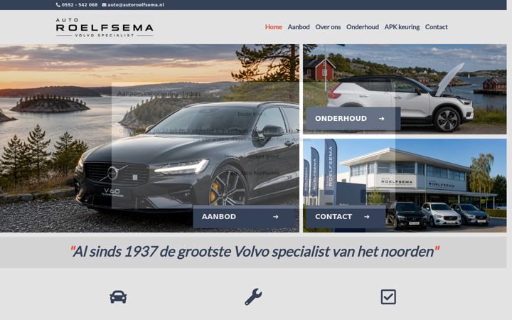 Screenshot of autoroelfsema.nl