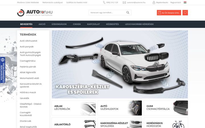 Screenshot of autoron.hu
