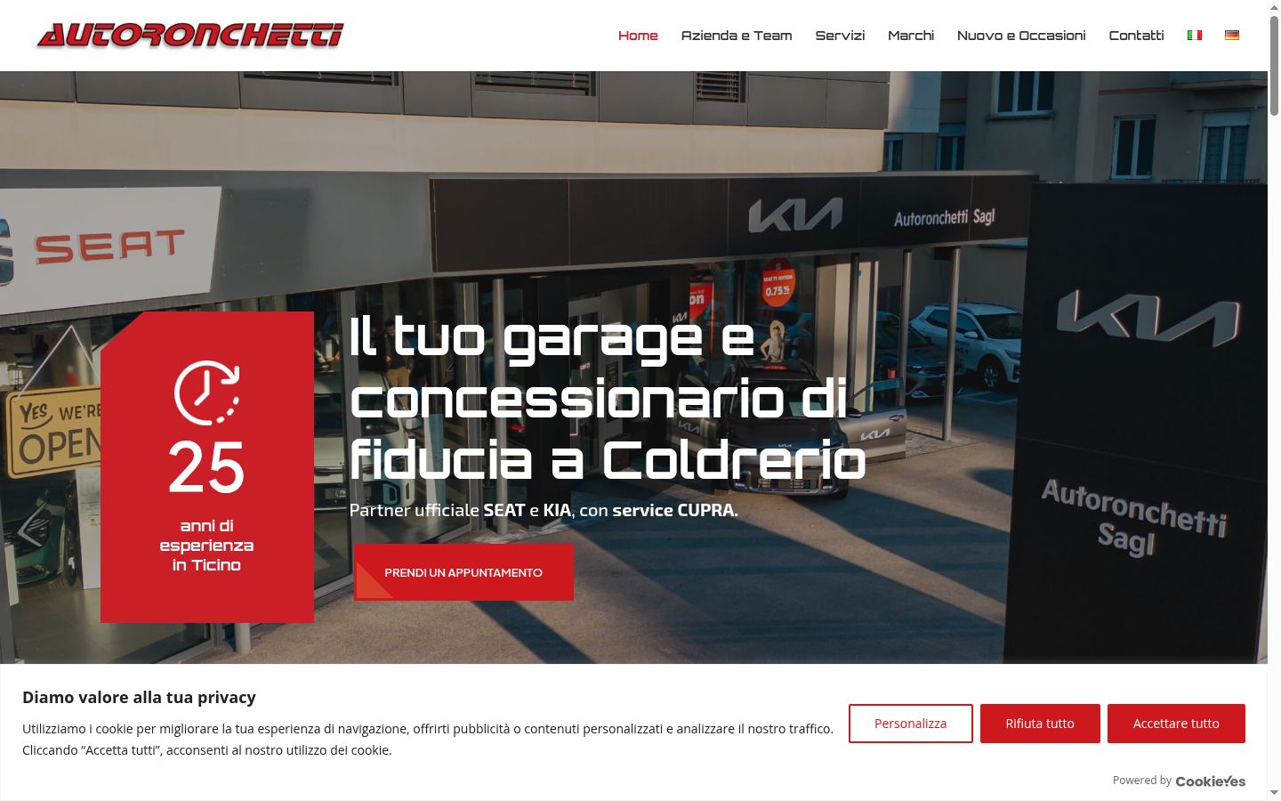 Screenshot tal-banner tal-kunsens muri qabel kwalunkwe interazzjoni