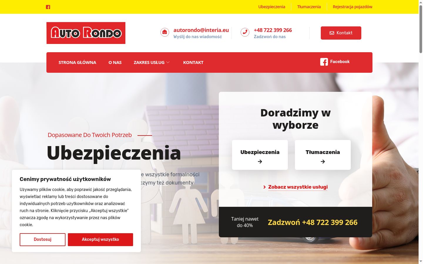 Ekrānuzņēmums ar piekrišanas baneri, kas tika rādīts pirms jebkādas mijiedarbības