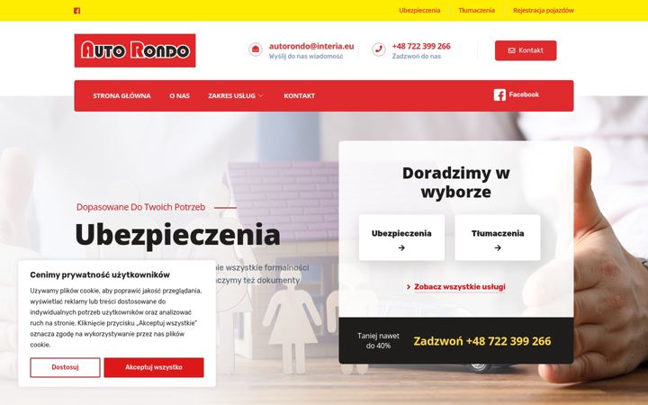 Ekrānuzņēmums no autorondo.eu